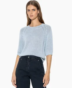 Truien^Luisa Cerano Gebreide Trui 198405/5894-0 Licht Blauw