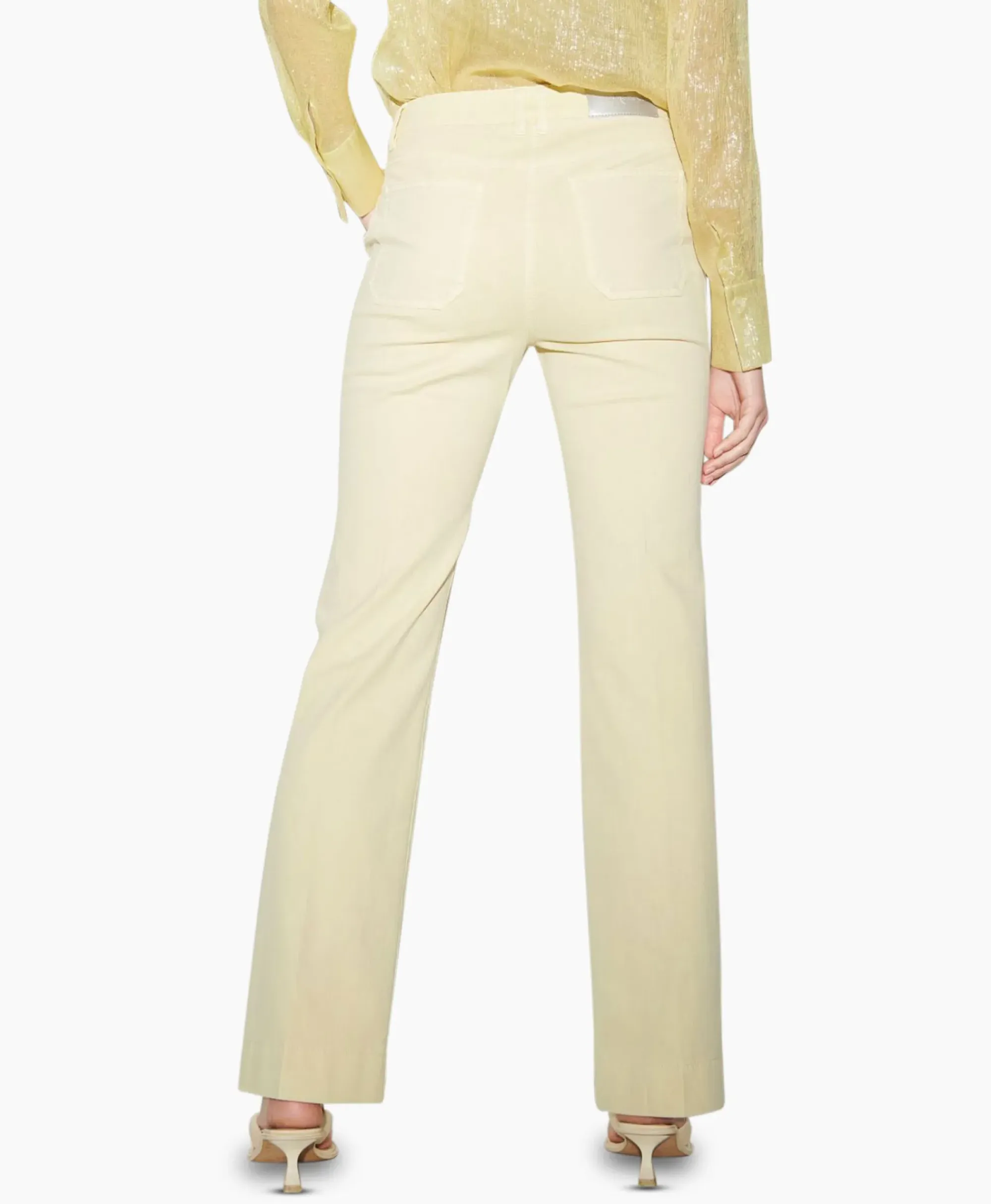 Broeken^Luisa Cerano Jeans 698615/2198-0 Off White