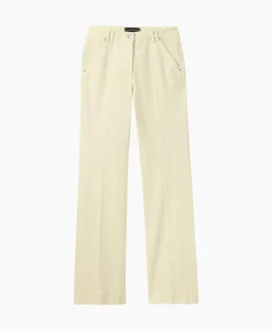 Broeken^Luisa Cerano Jeans 698615/2198-0 Off White