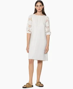 Jurken^Luisa Cerano Jurk 798504/3500-0 Off White