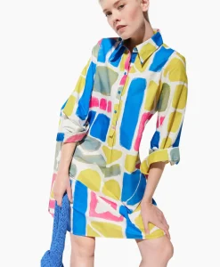 Jurken^Luisa Cerano Jurk 798494/3624-0 Off White