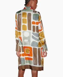 Jurken^Luisa Cerano Midi Jurk 798495/3626-0 Diverse