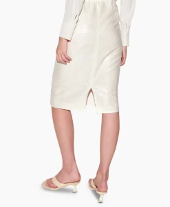 Rokken^Luisa Cerano Midi Rok 598230/3598-0 Wit