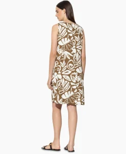 Jurken^Luisa Cerano Mini Jurk 798496/3630-0 Bruin
