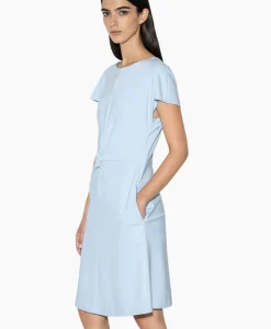 Jurken^Luisa Cerano Mini Jurk 798470/3289-0 Licht Blauw