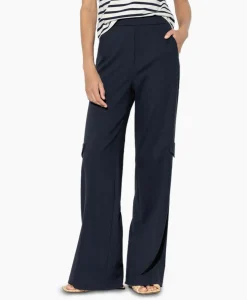 Broeken^Luisa Cerano Pantalon 698621/3289-0 Donker Blauw