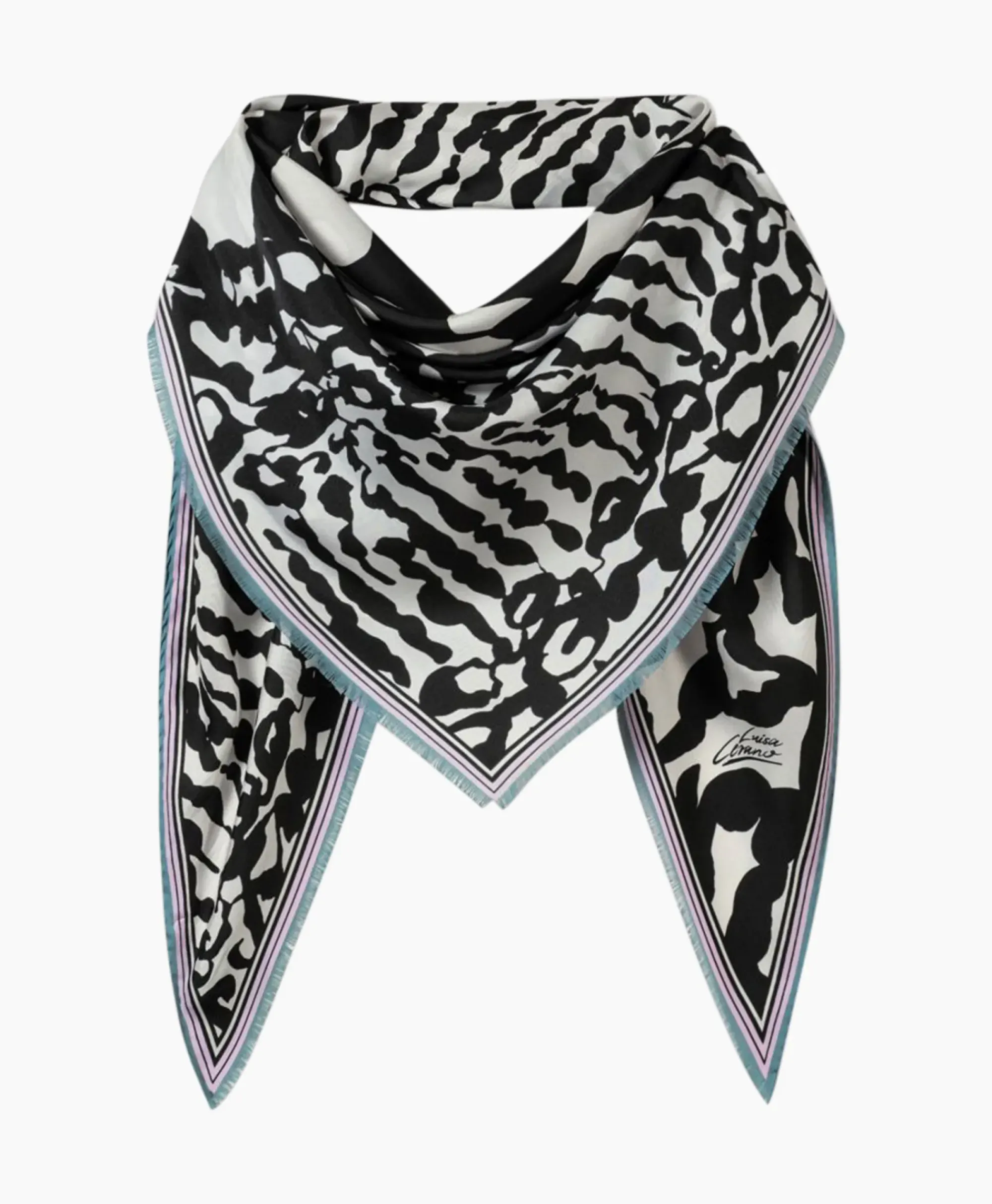 Sjaals^Luisa Cerano Sjaal 898769/9413-0 Off White