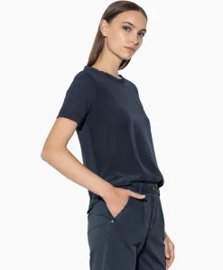 T-Shirts & Tops^Luisa Cerano T-Shirt Korte Mouw 398117/7600-0 Donker Blauw
