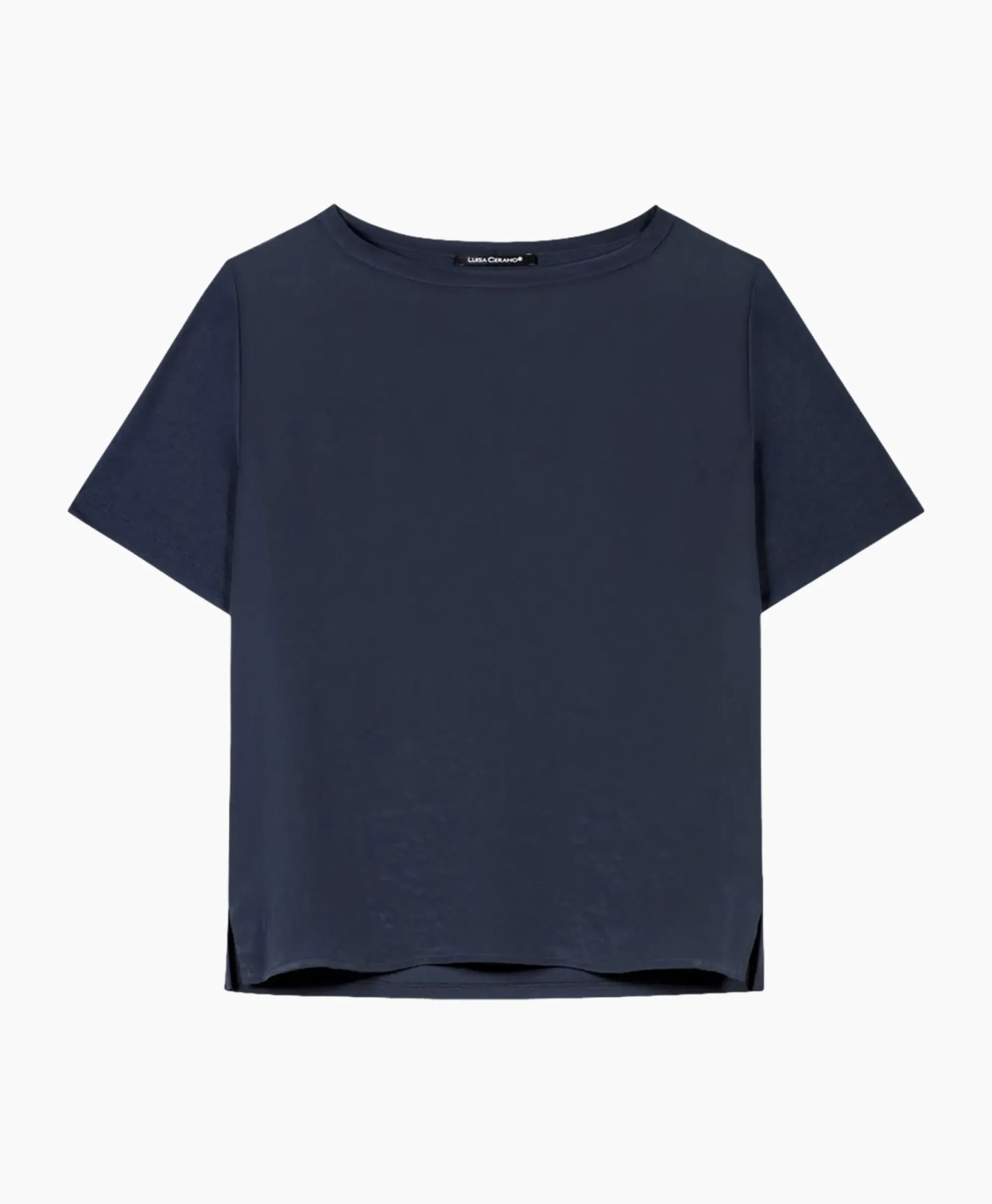 T-Shirts & Tops^Luisa Cerano T-Shirt Korte Mouw 398117/7600-0 Donker Blauw