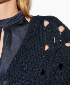 Vesten^Luisa Cerano Vest 498220/5894-0 Donker Blauw