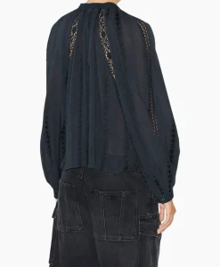 Blouses^Marant Étoile Marant Etoile Blouse Janelle-Ga Zwart