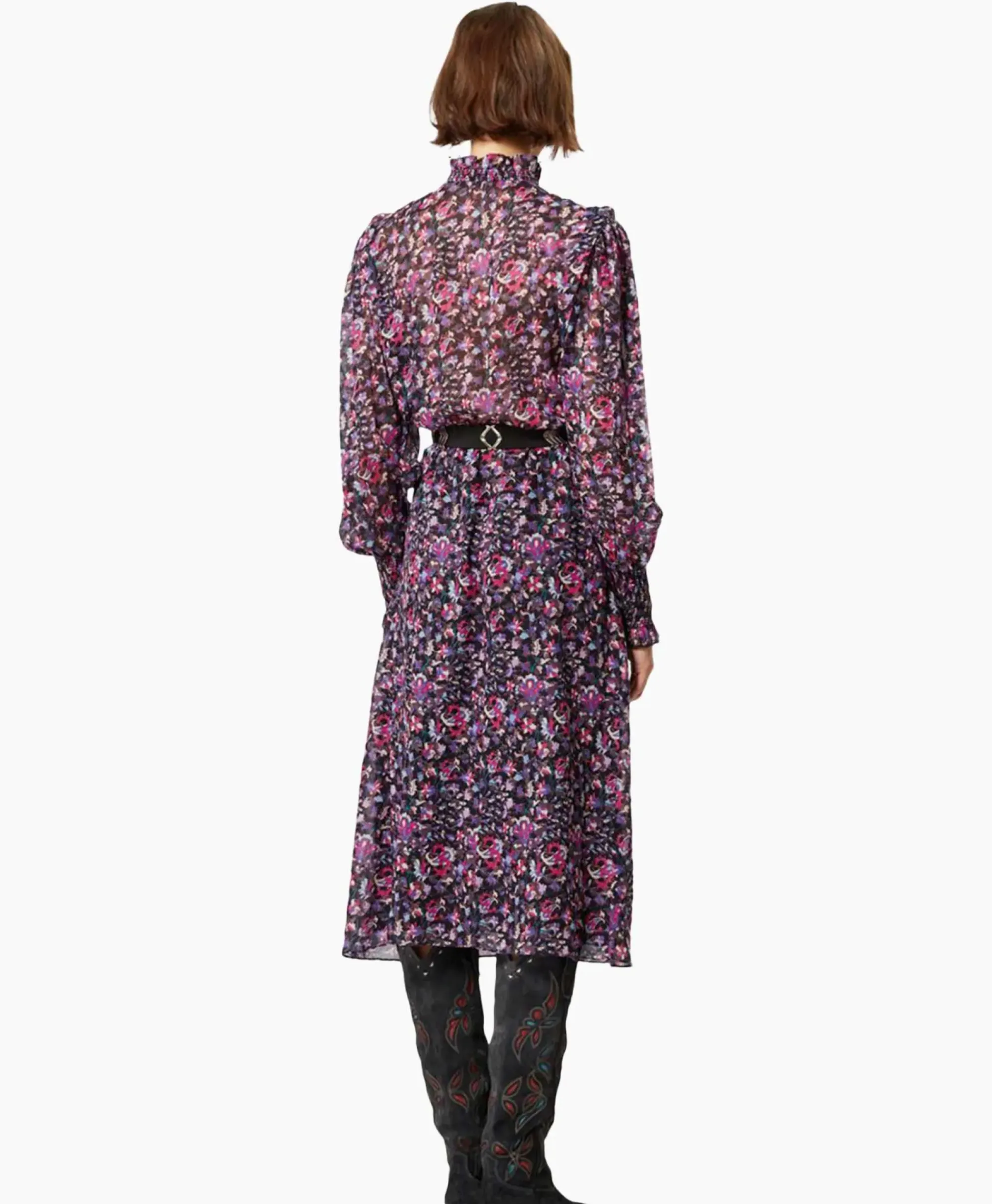 Jurken^Marant Étoile Marant Etoile Maxi Jurk Galoa-Ga Blauw