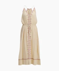 Jurken^Marant Étoile Marant Etoile Midi Jurk Siana-Ge Beige
