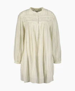 Jurken^Marant Étoile Marant Etoile Mini Jurk Leozi-Gc Ecru
