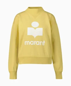 Truien^Marant Étoile Marant Etoile Pullover Moby-Gb Licht Geel