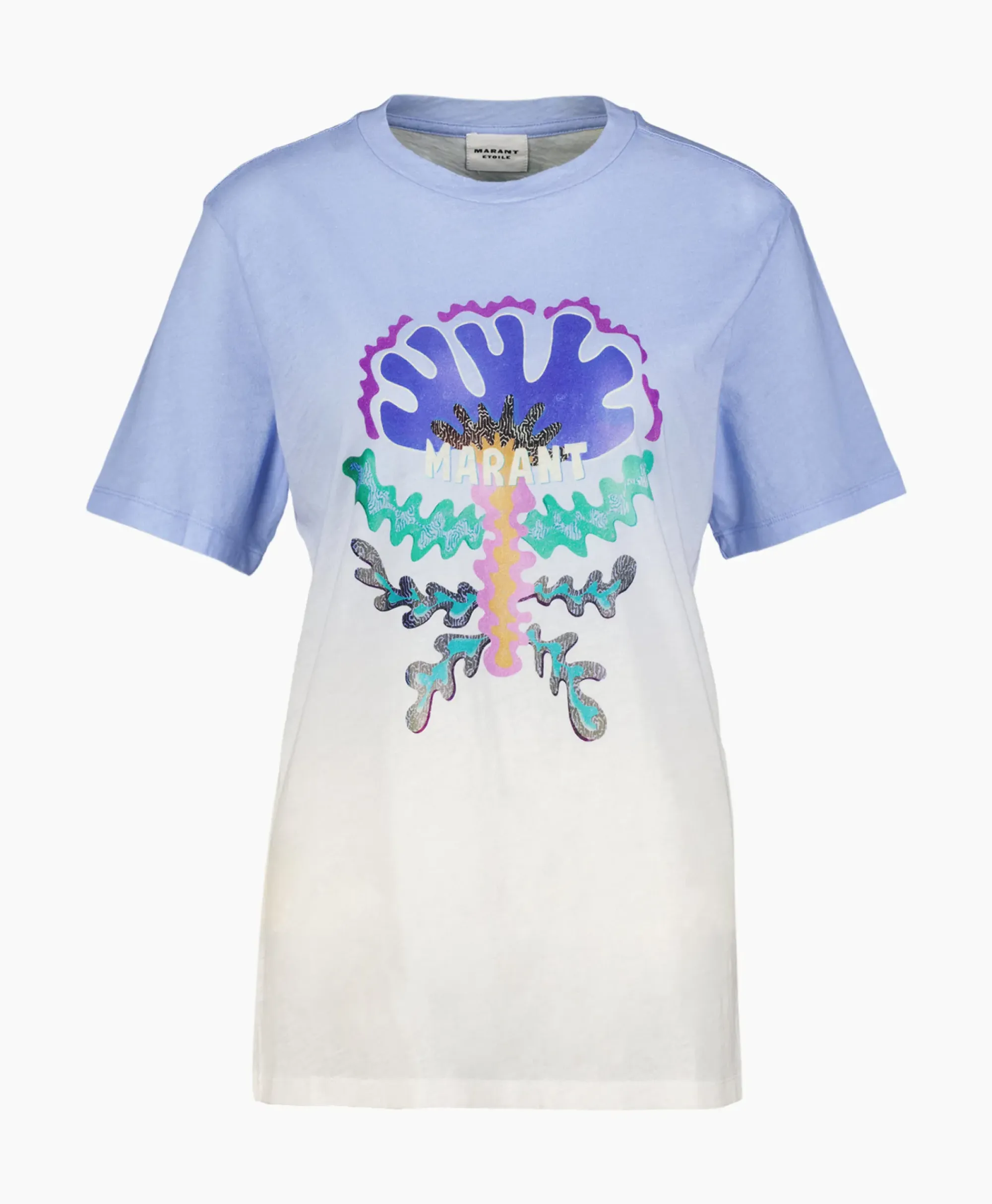 T-Shirts & Tops^Marant Étoile Marant Etoile T-Shirt Korte Mouw Zewel-Gc Licht Blauw
