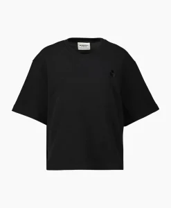 T-Shirts & Tops^Marant Étoile Marant Etoile T-Shirt Korte Mouw Mona-Gb Zwart