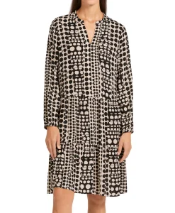 Jurken^Marccain Additions Midi Jurk Ua 21.02 W10 Zwart