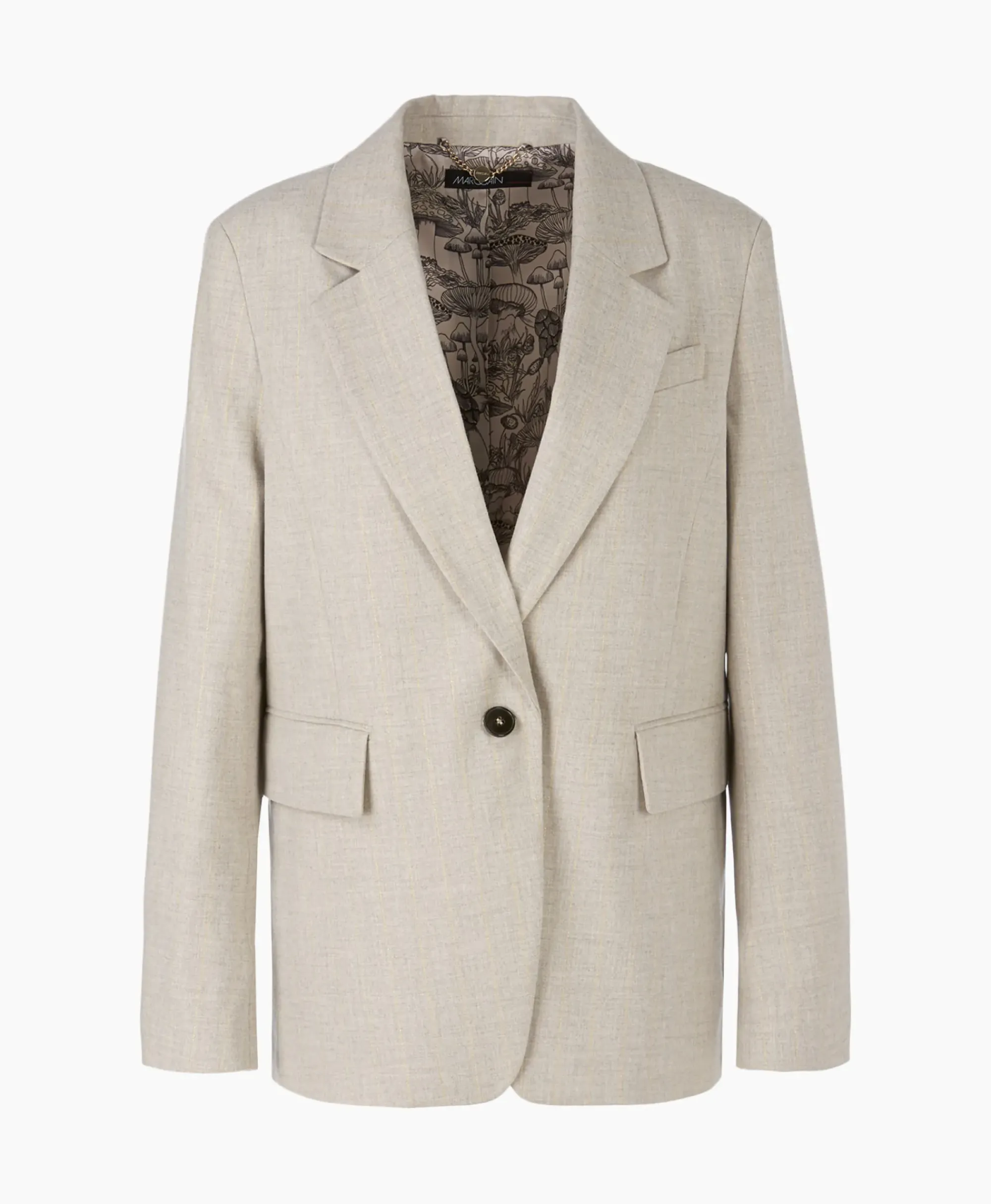 Blazers^Marccain Collectie Blazer Vc 34.33 W79 Zand