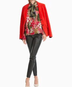 Blouses^Marccain Collectie Blouse Vc 51.40 W61 Licht Rood