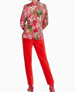Blouses^Marccain Collectie Blouse Vc 51.42 J28 Licht Rood
