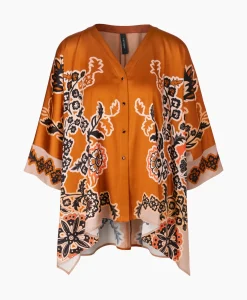 Blouses^Marccain Collectie Blouse Wc 51.40 W66 Oranje
