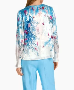 Blouses^Marccain Collectie Blouse Wc 51.47 W89 Aqua