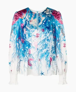Blouses^Marccain Collectie Blouse Wc 51.47 W89 Aqua