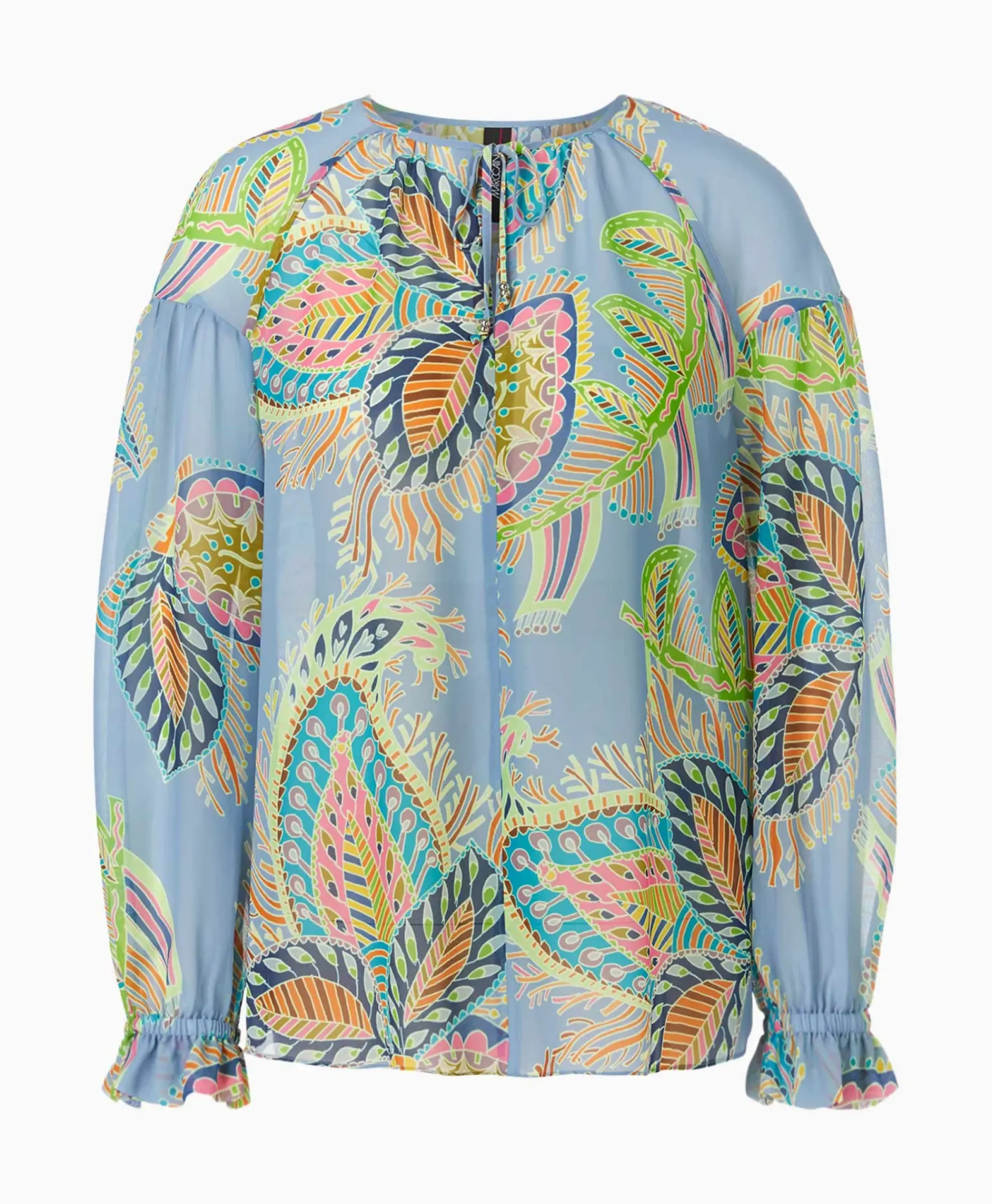 Blouses^Marccain Collectie Blouse Wc 51.33 W74 Licht Blauw