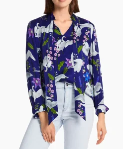Blouses^Marccain Collectie Blouse Wc 51.12 W23 Paars