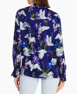 Blouses^Marccain Collectie Blouse Wc 51.12 W23 Paars