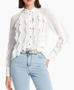 Blouses^Marccain Collectie Blouse Wc 51.27 W44 Off White