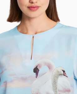 Blouses^Marccain Collectie Blouse Wc 55.07 J08 Licht Blauw