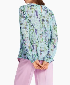 Blouses^Marccain Collectie Blouse Wc 51.21 W25 Licht Blauw