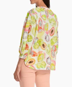 Blouses^Marccain Collectie Blouse Wc 51.26 W27 Midden Geel