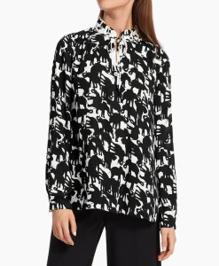 Blouses^Marccain Collectie Blouse Wc 51.16 W13 Zwart