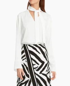 Blouses^Marccain Collectie Blouse Wc 51.17 W08 Off White