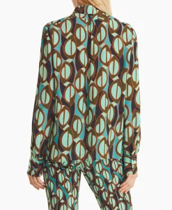 Blouses^Marccain Collectie Blouse Wc 51.04 W04 Groen