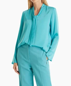 Blouses^Marccain Collectie Blouse Wc 51.17 W08 Turquoise