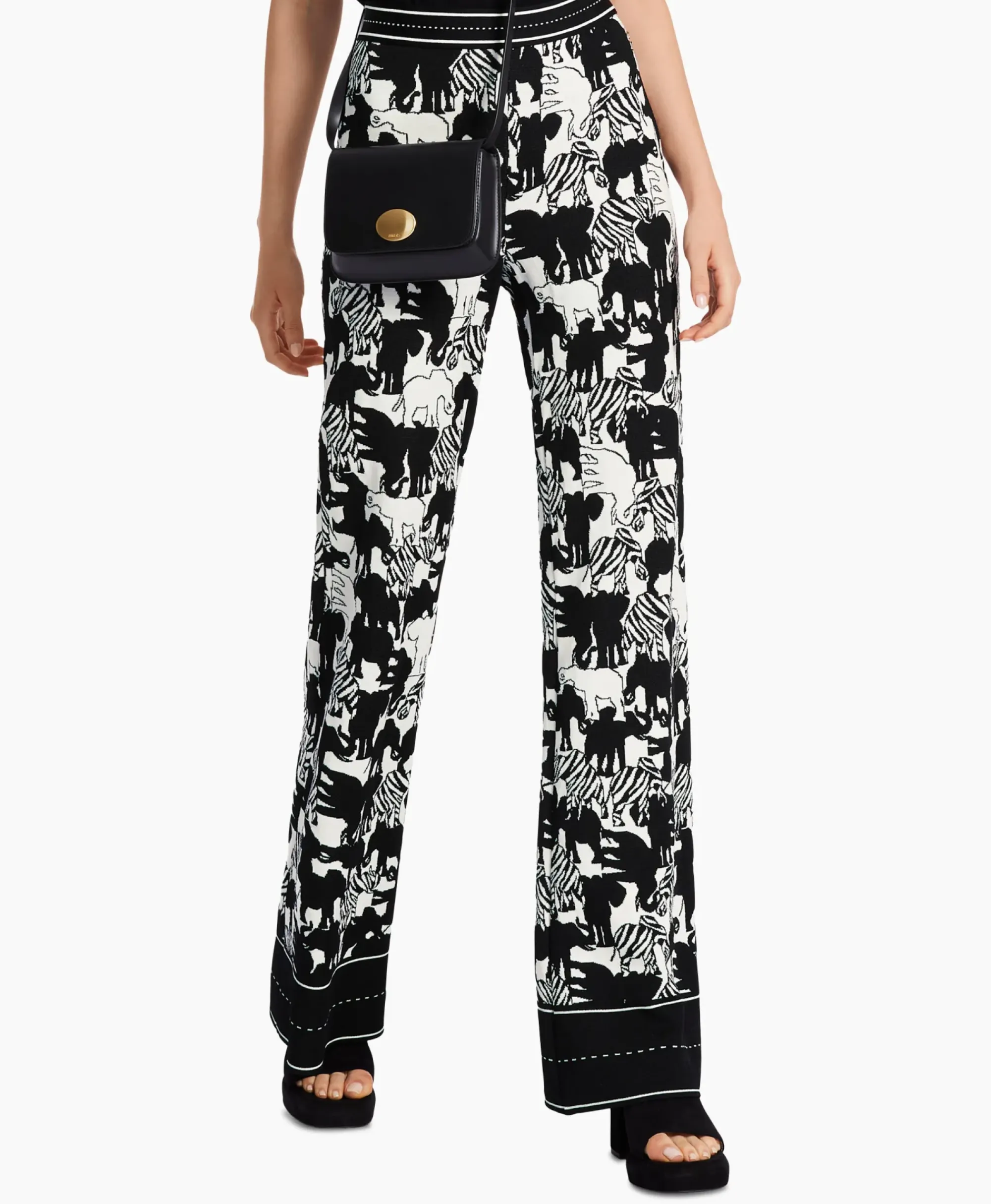 Broeken^Marccain Collectie Broek Wc 81.04 M03 Print + 2 Kleurig