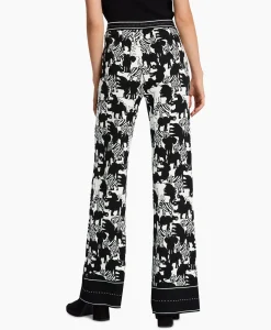 Broeken^Marccain Collectie Broek Wc 81.04 M03 Print + 2 Kleurig