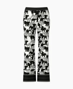 Broeken^Marccain Collectie Broek Wc 81.04 M03 Print + 2 Kleurig