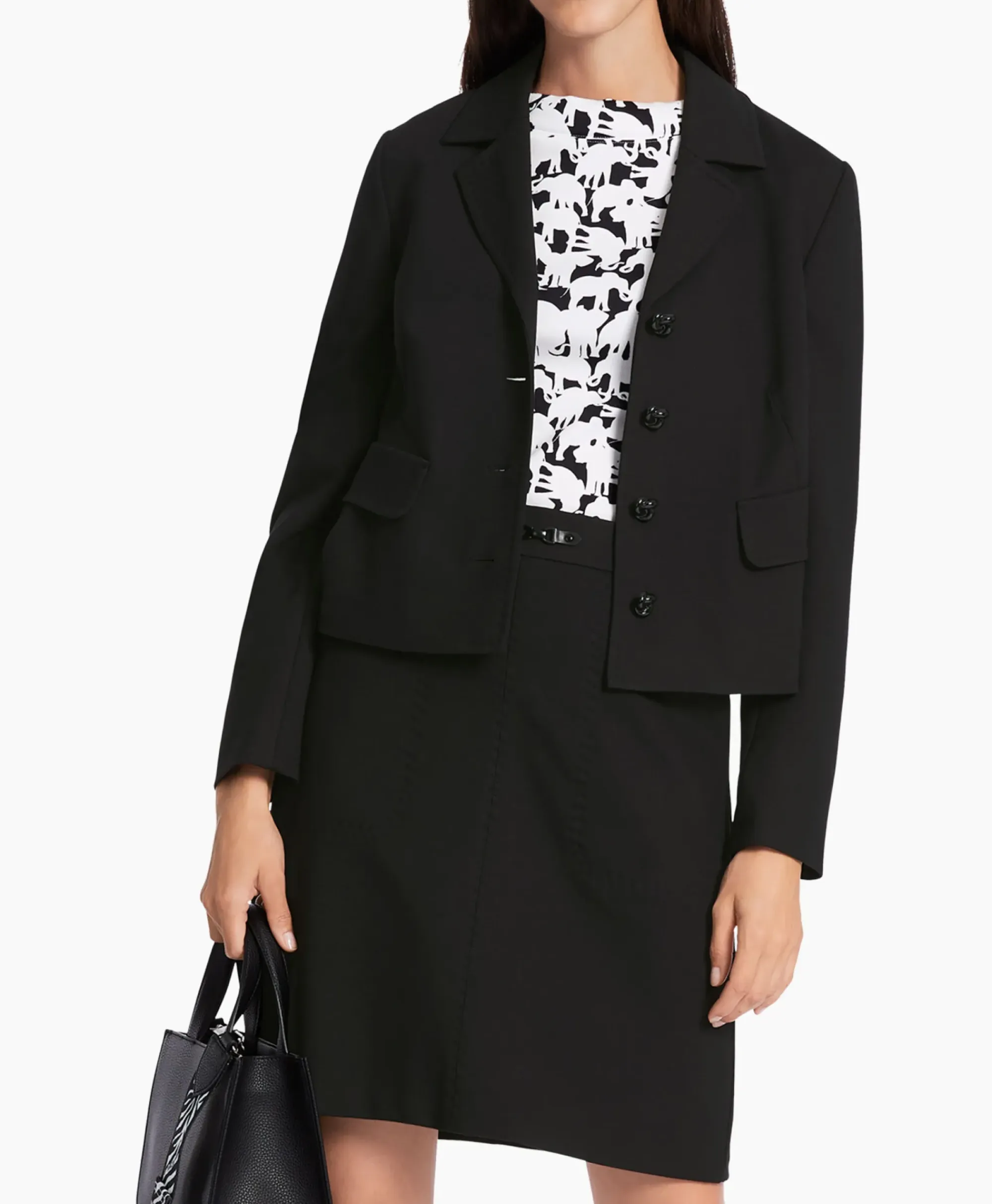 Blazers^Marccain Collectie Jack Wc 31.07 J42 Zwart
