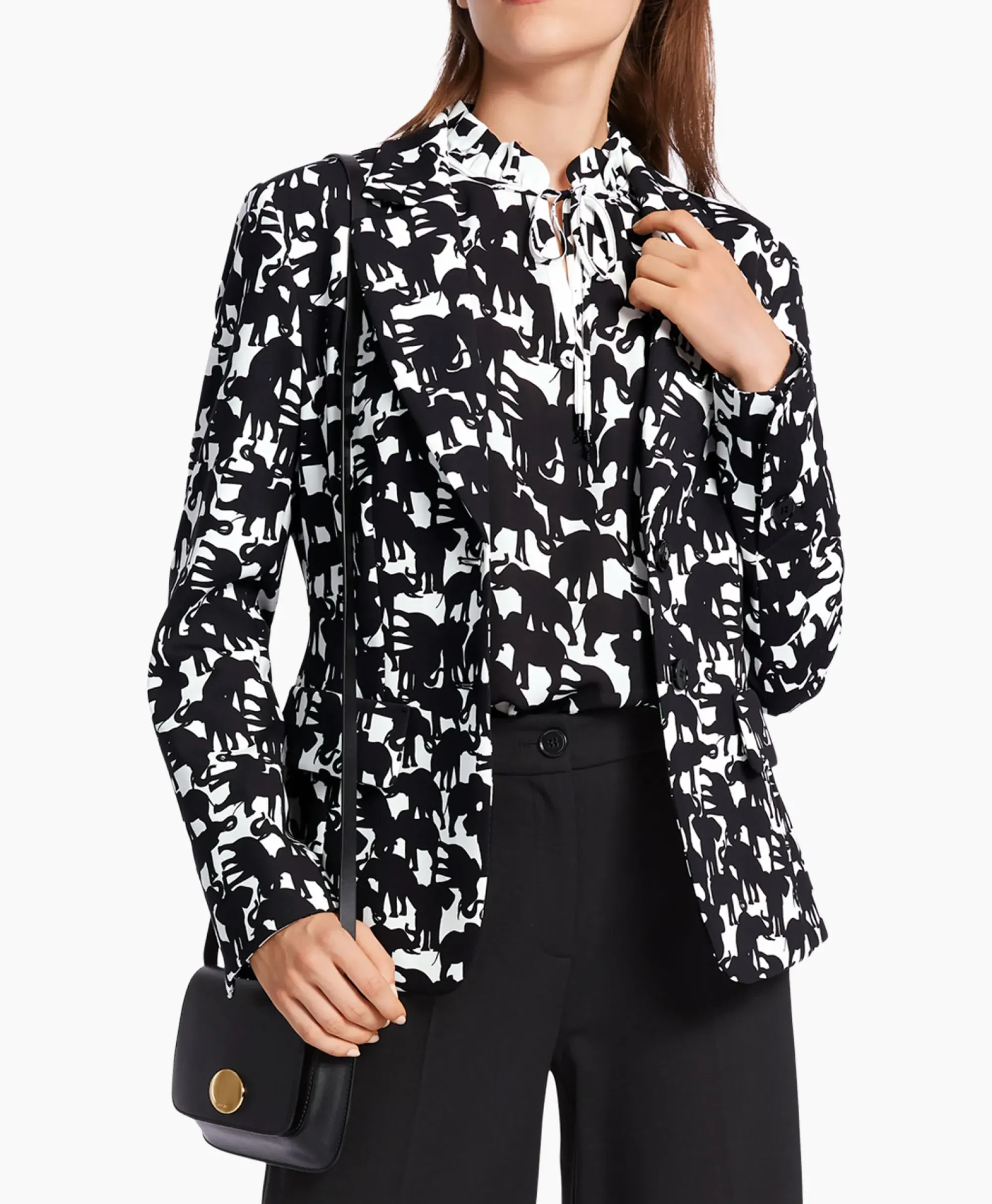 Blazers^Marccain Collectie Jasje Wc 34.11 J10 Zwart