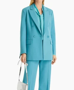 Blazers^Marccain Collectie Jasje Wc 34.15 W22 Turquoise