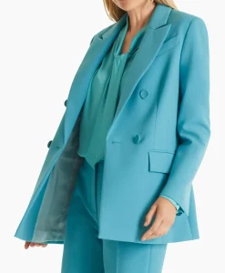 Blazers^Marccain Collectie Jasje Wc 34.15 W22 Turquoise