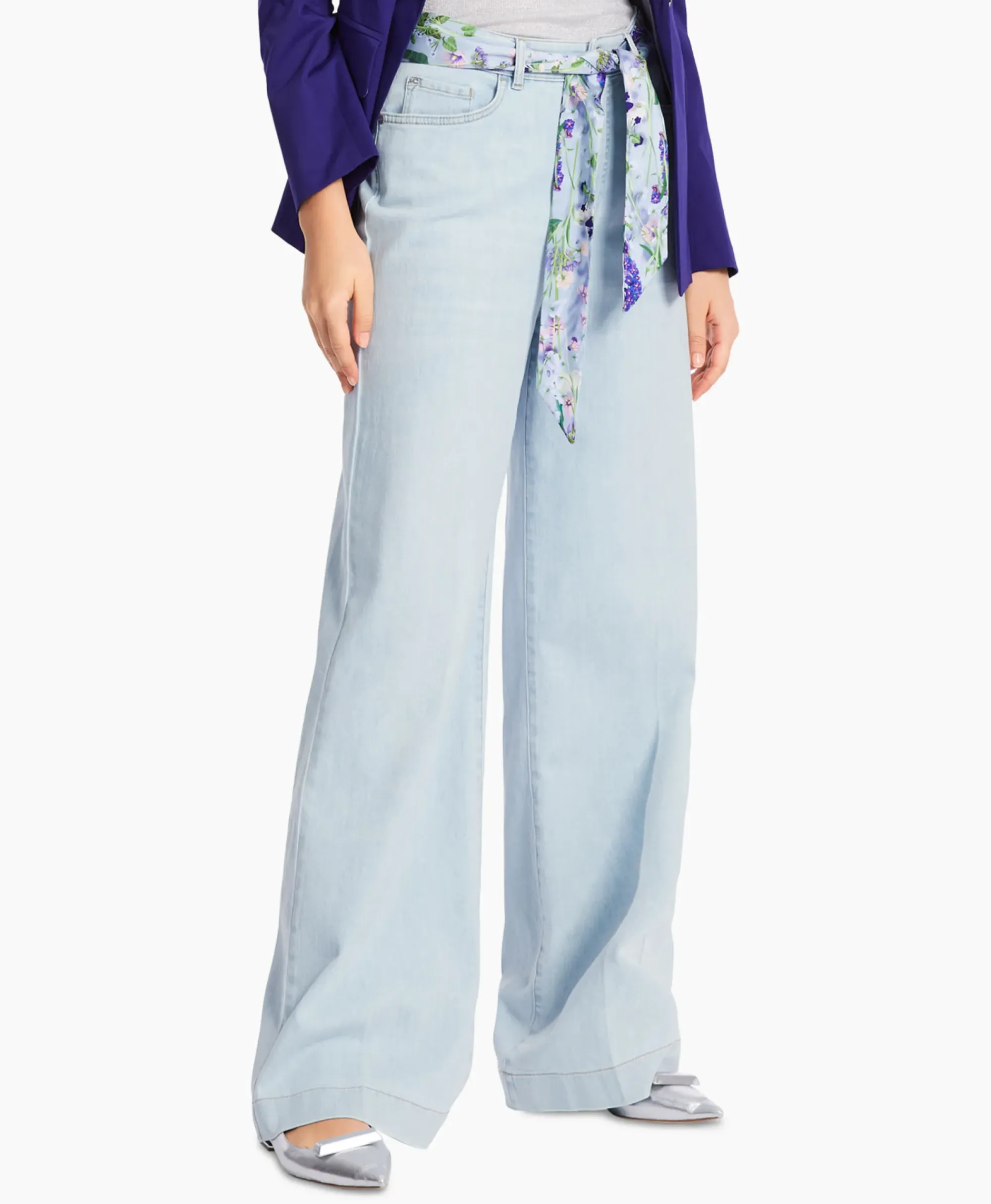 Broeken^Marccain Collectie Jeans Wc 82.09 D04 Licht Blauw