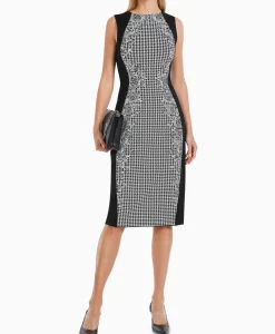 Bruiloftskleding^Marccain Collectie Jurk Vc 21.36 M66 Print + 2 Kleurig