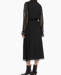 Bruiloftskleding^Marccain Collectie Jurk Vc 21.19 W51 Zwart
