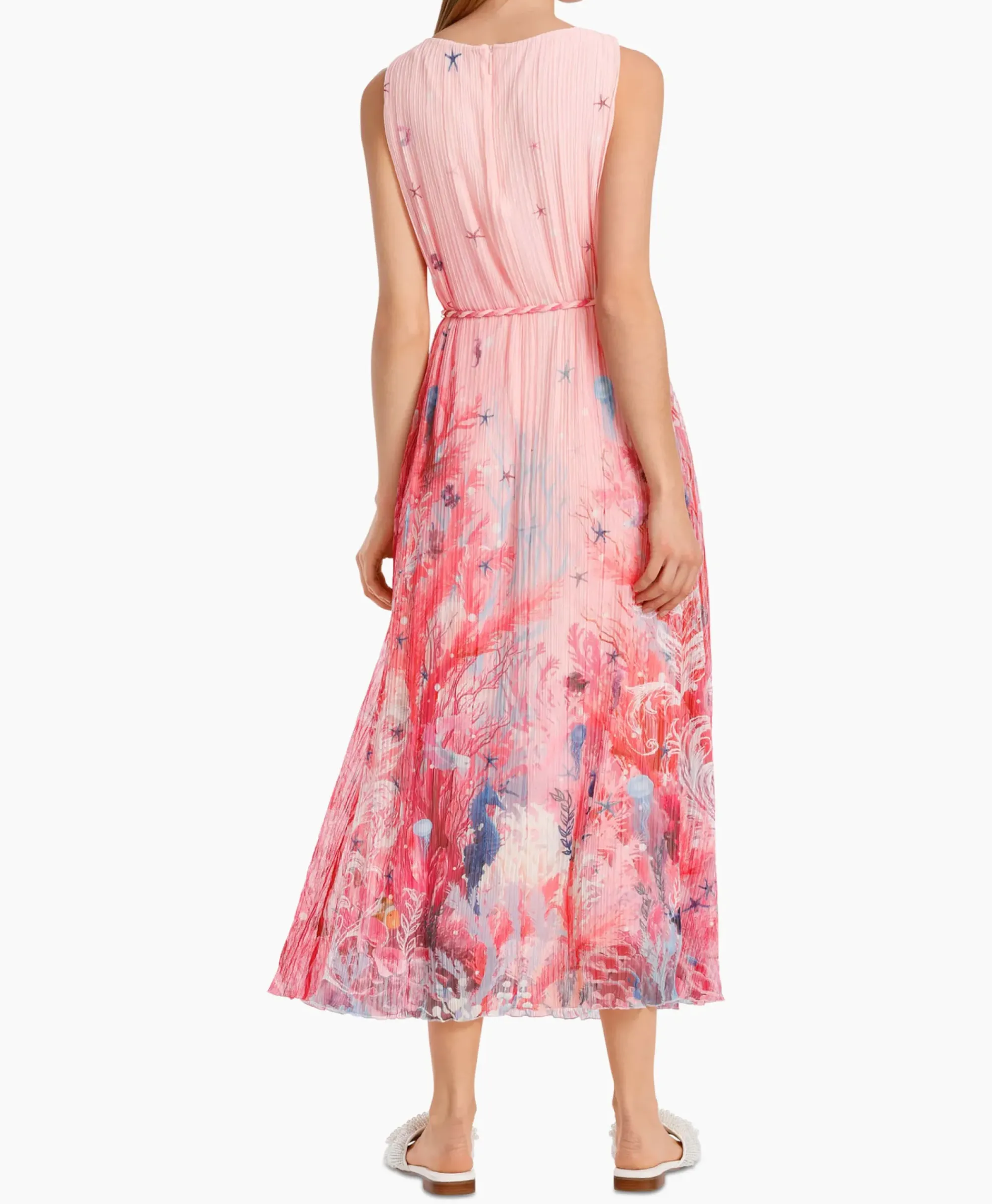 Bruiloftskleding^Marccain Collectie Jurk Wc 21.62 J83 Zalm
